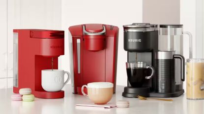 Three Keurig coffee machines 